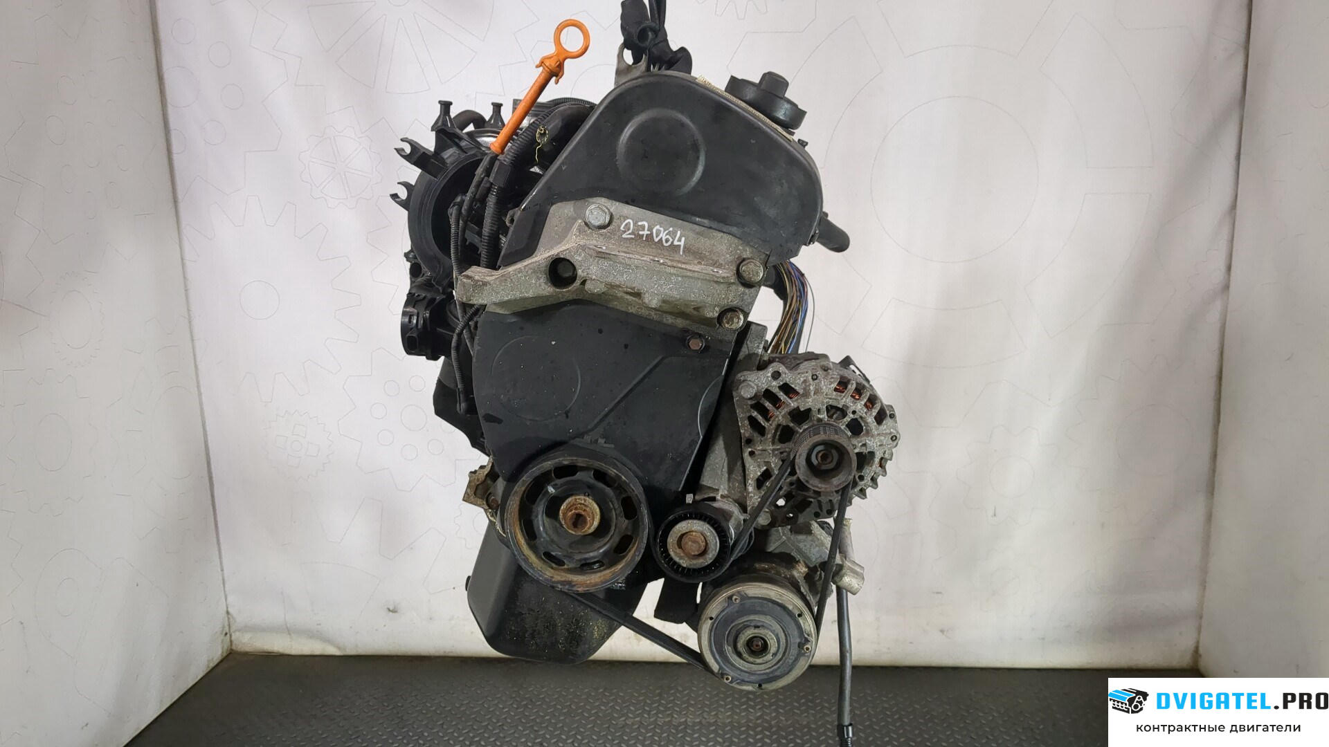 Двигатель Seat Ibiza 3 2006 - 2008 BKY 1.4 л., Бензин, Инжектор, артикул 8983013