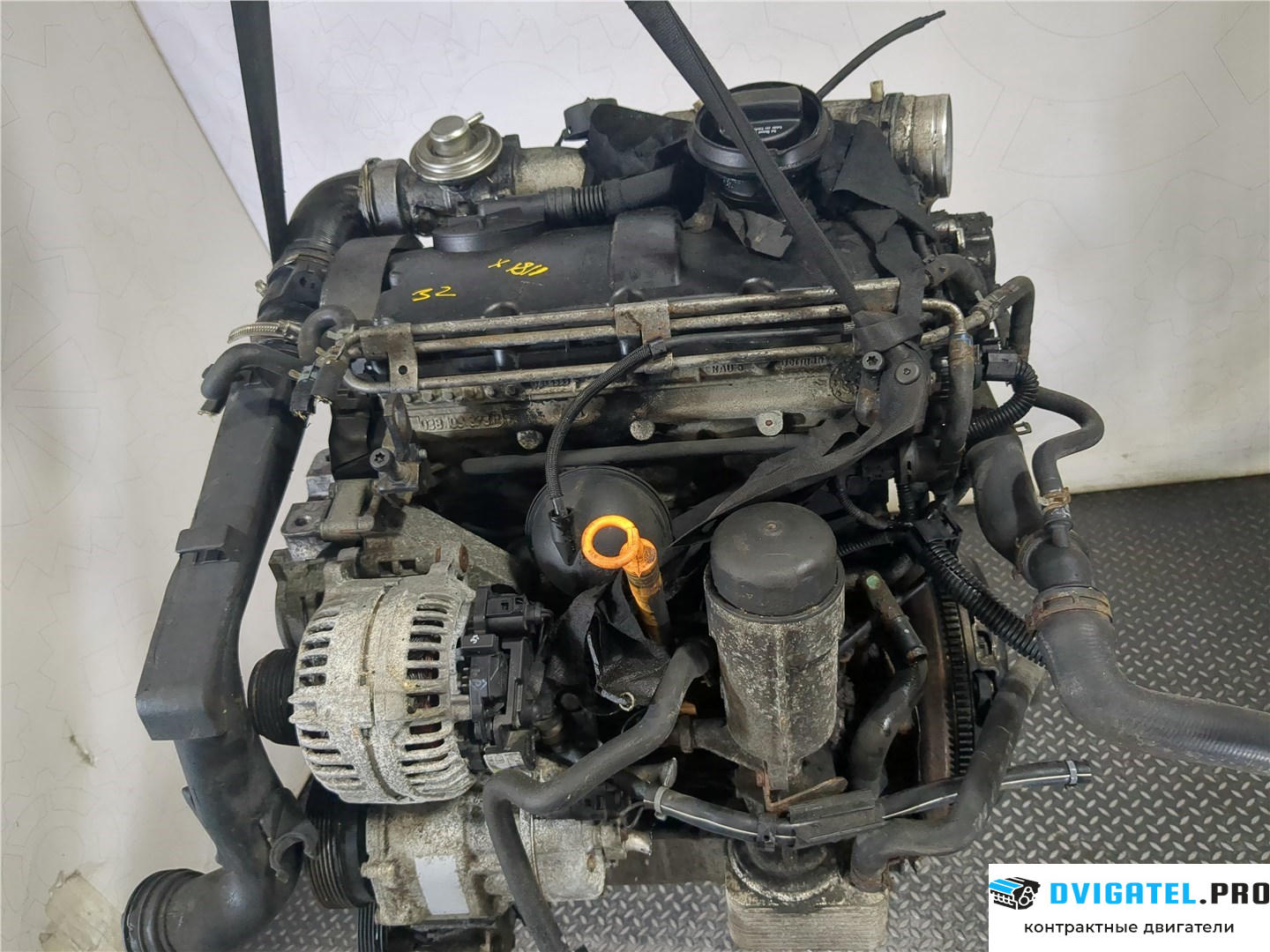 Двигатель Audi A3 8L 1996 - 2003 ASZ 1.9 л., Дизель, TDI, артикул 7739736