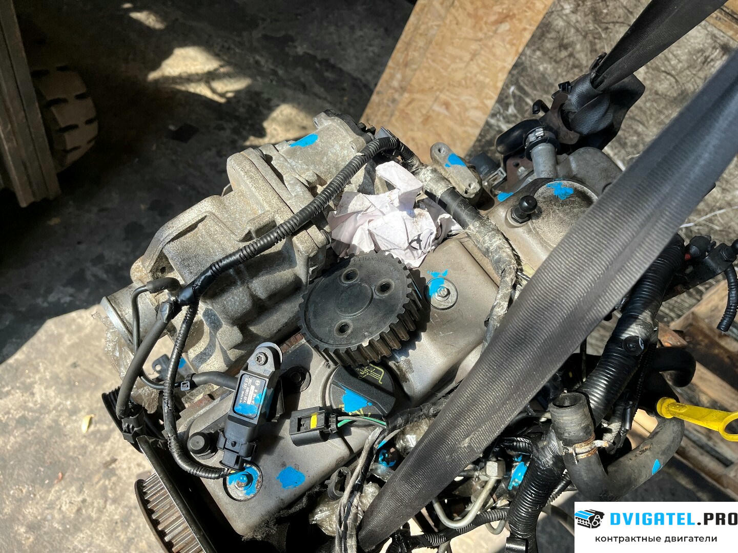 Двигатель Ford Focus 2 2008 - 2011 KKDA, KKDB 1.8 л., Дизель, TDCI, артикул 9073635