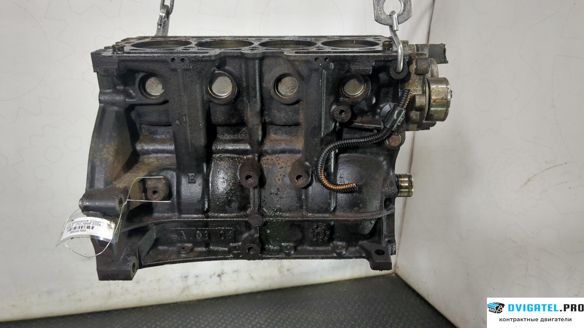 Шорт блок (Блок цилиндров) Renault Clio 1998 - 2008 D7F 726 1.2 л., Бензин, Инжектор, артикул 8686908