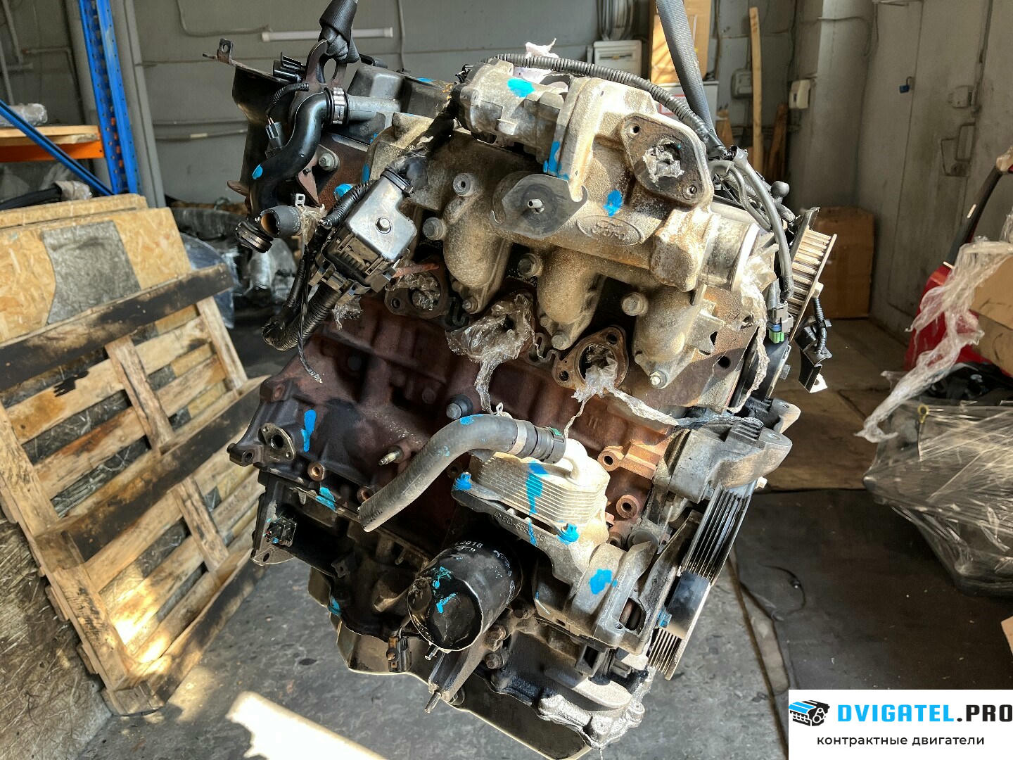 Двигатель Ford Focus 2 2008 - 2011 KKDA, KKDB 1.8 л., Дизель, TDCI, артикул 9073635