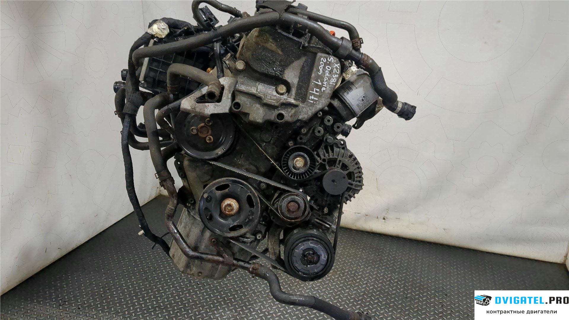 Двигатель Skoda Octavia A5 2008 - 2013 CAXA 1.4 л., Бензин, TSI, артикул 8043506