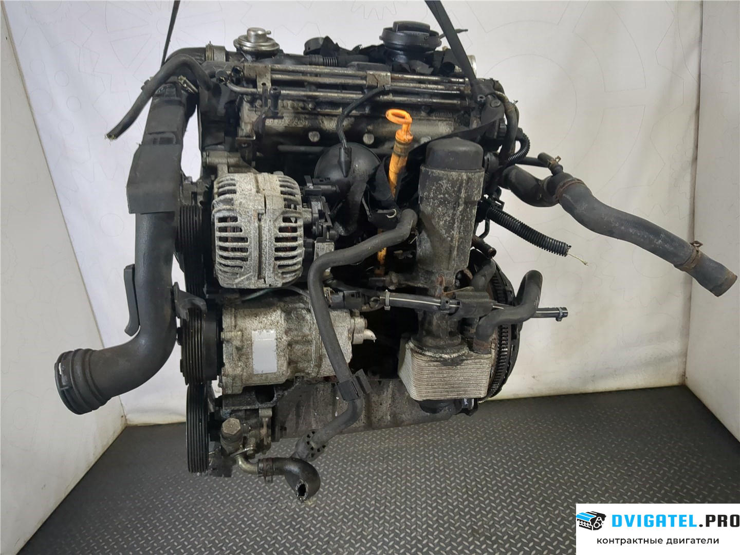 Двигатель Audi A3 8L 1996 - 2003 ASZ 1.9 л., Дизель, TDI, артикул 7739736