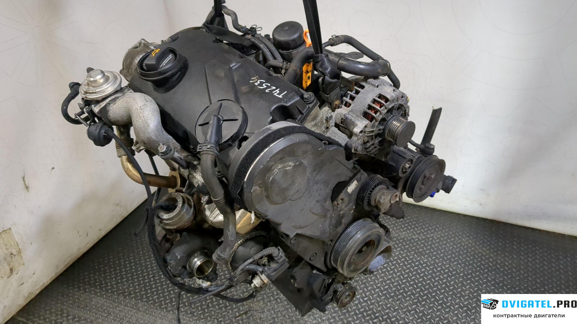 Двигатель Skoda SuperB 2001 - 2008 AVB 1.9 л., Дизель, TDI, артикул 9286477