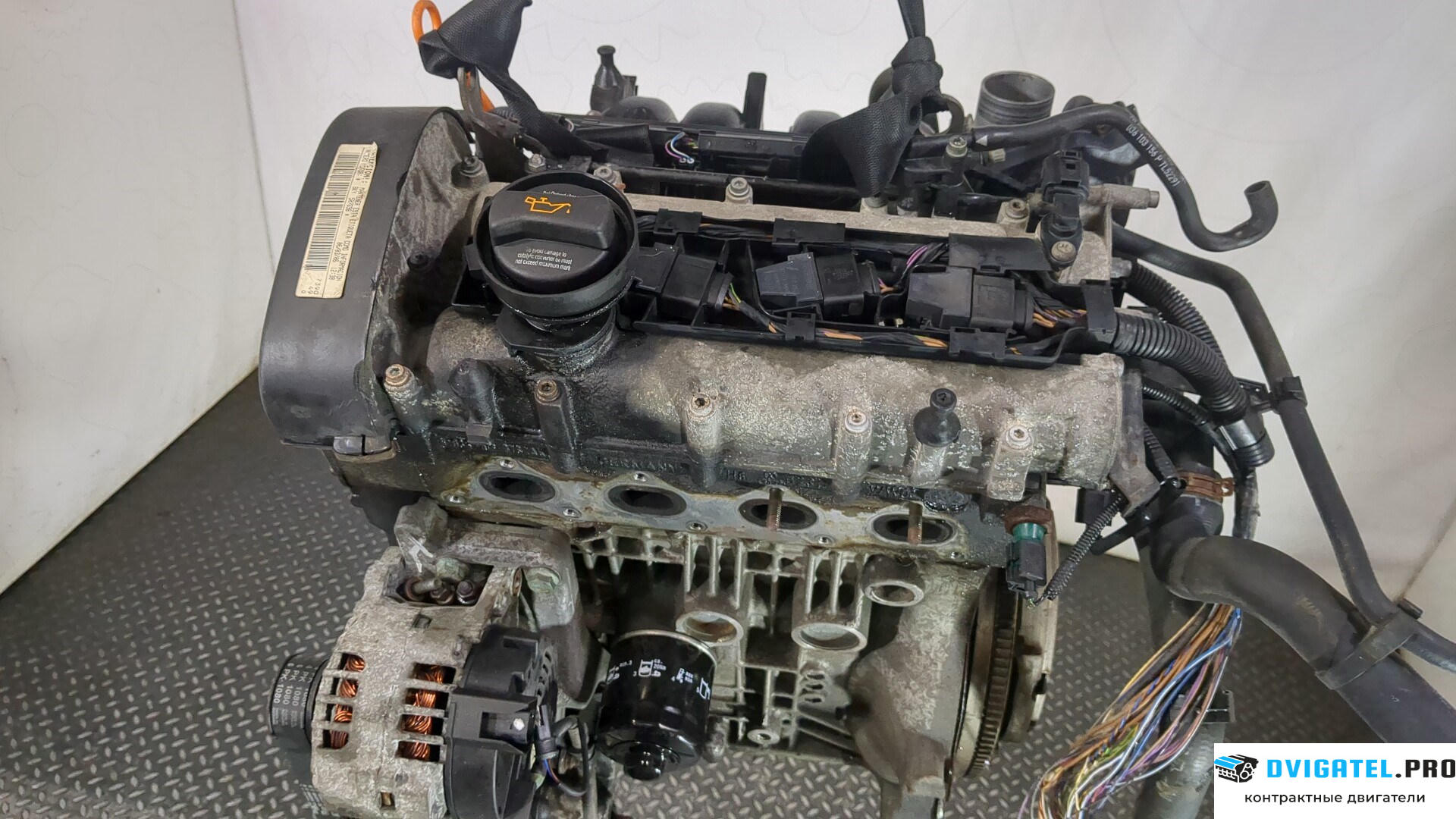 Двигатель Seat Ibiza 3 2006 - 2008 BKY 1.4 л., Бензин, Инжектор, артикул 8983013