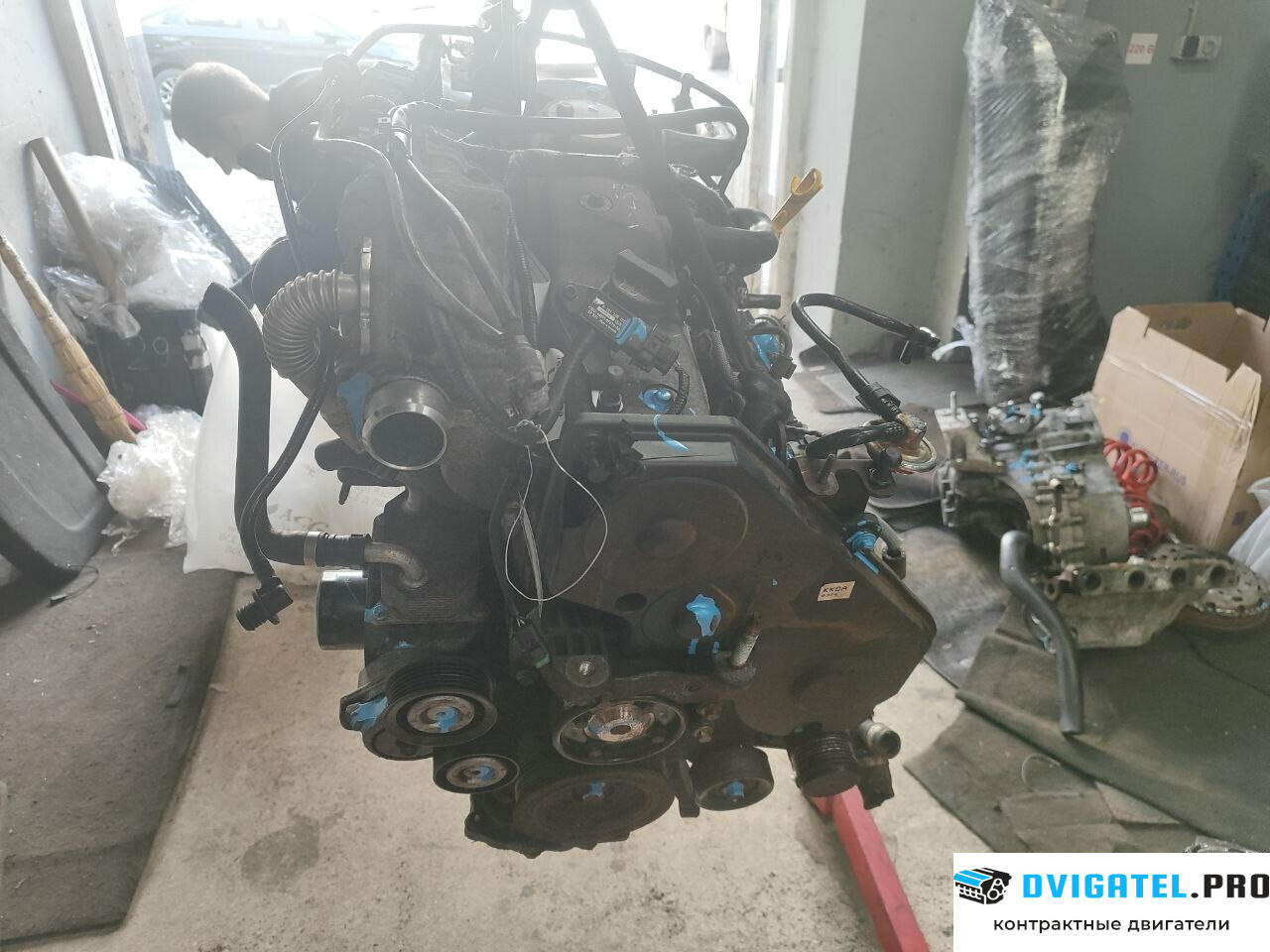 Двигатель Ford Focus 2 2008 - 2011 KKDA, KKDB 1.8 л., Дизель, TDCI, артикул 9121854