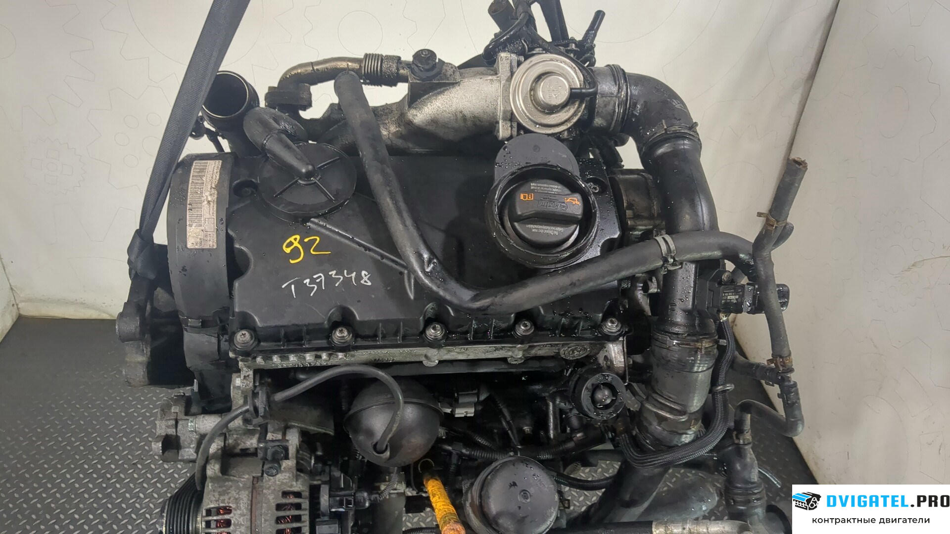 Двигатель Volkswagen Sharan 2000 - 2010 BVK 1.9 л., Дизель, TDI, артикул 8697038