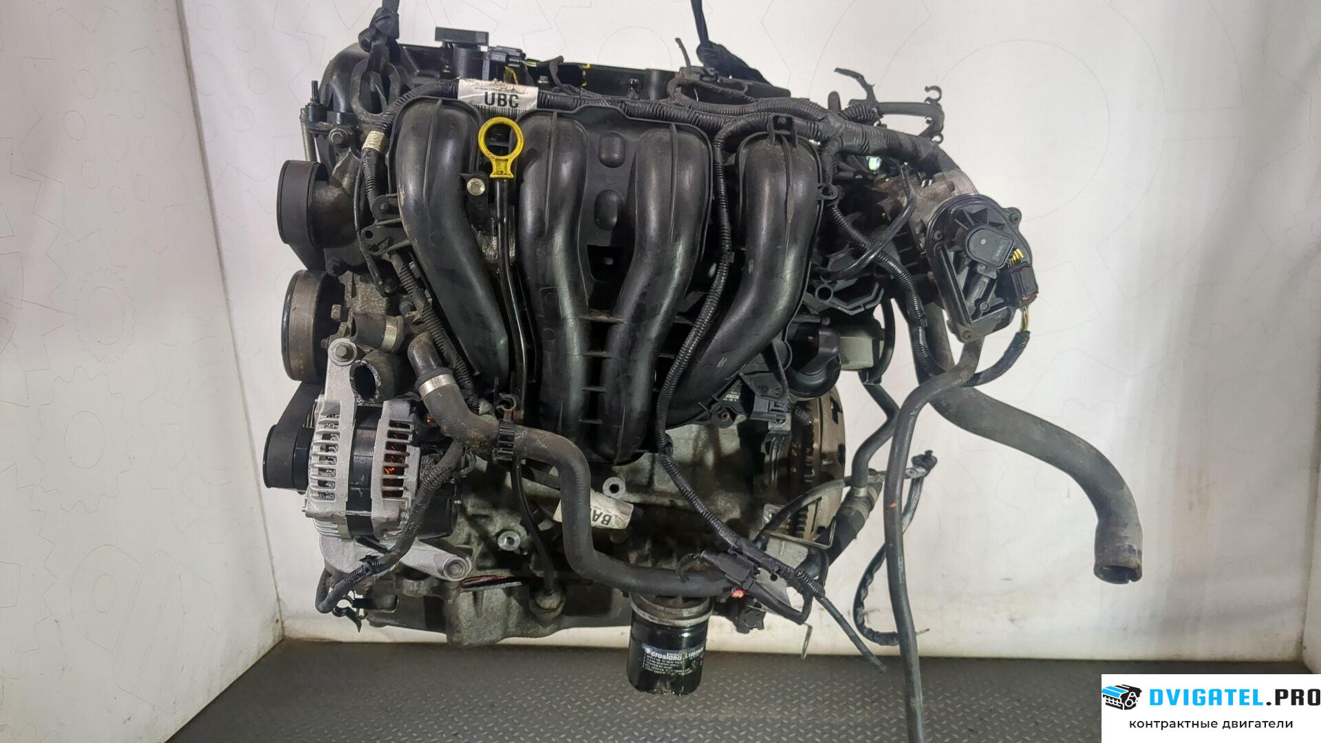 Двигатель Ford Focus 2 2008 - 2011 QQDB 1.8 л., Бензин, Инжектор, артикул 9043587
